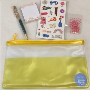 Ban.do planner pouch & accessories. Brand new!